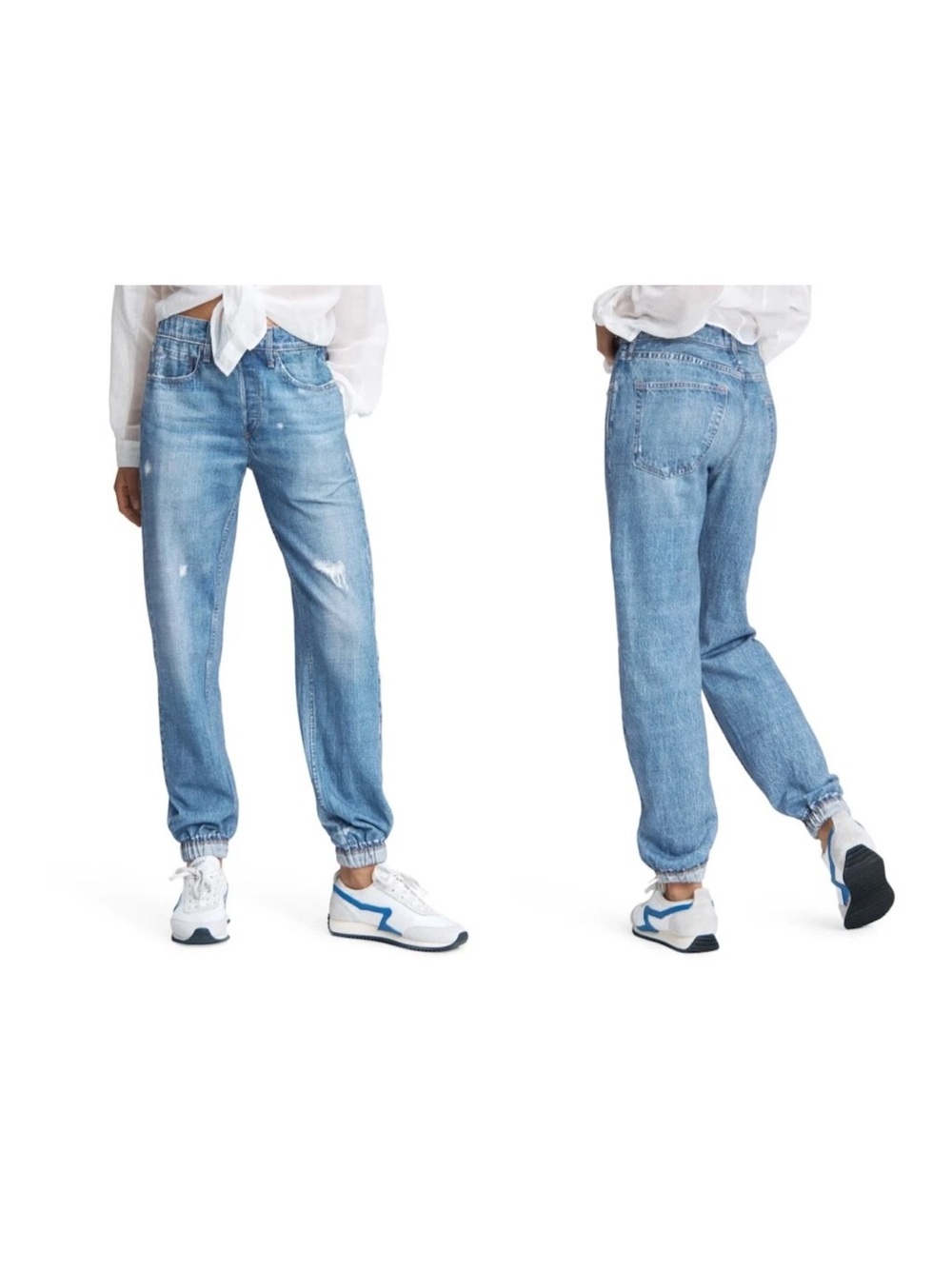 rag & bone Light Blue Denim Jogger Pants